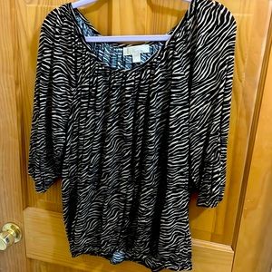 Michael Kors zebra print top
